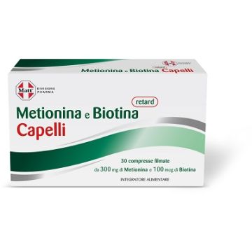 Matt divisione pharma metionina e biotina retard capelli 30 compresse