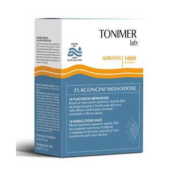 Tonimer lab aerosol 18 flaconcini 3 ml monodose