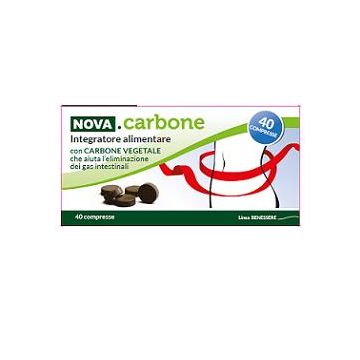 Nova carbone vegetale 40 compresse