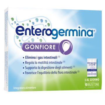 Enterogermina gonfiore 10 bustine bipartite