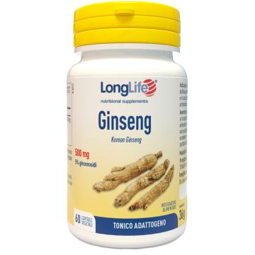 Longlife ginseng 5% 60 capsule vegetali