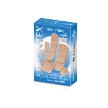Cerotto prontex skin strips 6 formati assortiti astuccio 40 pezzi