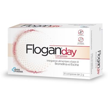 Flogan day 20 compresse senza glutine naturalmente privo di lattosio