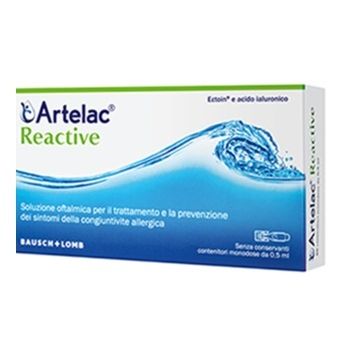 Artelac reactive soluzione oftalmica monodose 20 unita' da 0,5 ml