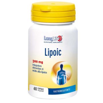 Longlife lipoic 300 mg 60 capsule vegetali da 500 mg