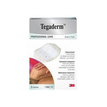 Tegaderm medicazione impermeabile trasparente 5 pezzi 6x7 cm