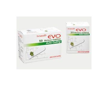 Strisce misurazione glicemia linea d evo 25 pezzi