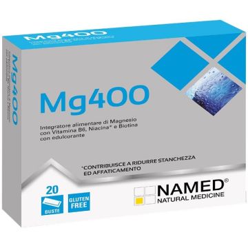 Mg400 20 buste da 4,3 g con edulcorante senza glutine