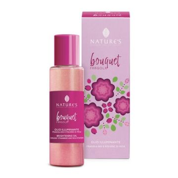 Nature's bouquet fragola olio illuminante 100 ml edizione limitata