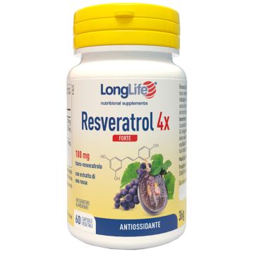 Longlife resveratrol 4x forte 60 capsule vegetali