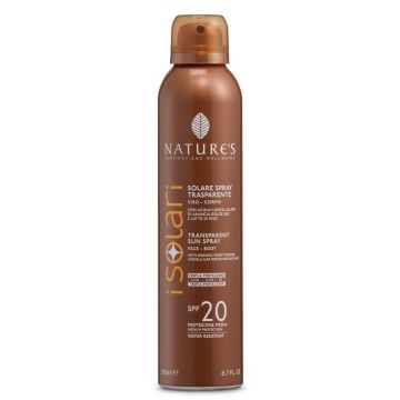 Nature's i solari spray trasparente spf20 200 ml