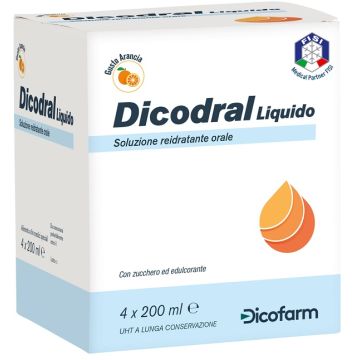 Dicodral liquido soluzione reidratante orale 4 x 200 ml