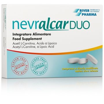Nevralcar duo 60 compresse deglutibili a rilascio modificato senza glutine senza lattosio