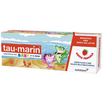 Tau marin dentifricio gel baby 2-6 anni 50 ml gusto fragola