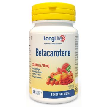 Longlife betacarotene 25000 ui 30 compresse
