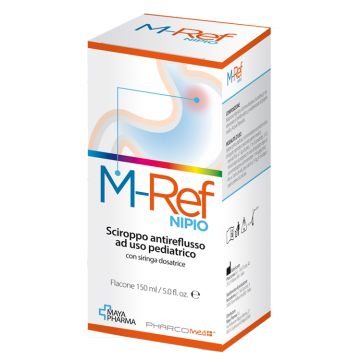 M-ref nipio sciroppo antireflusso ad uso pediatrico 150 ml con siringa dosatrice