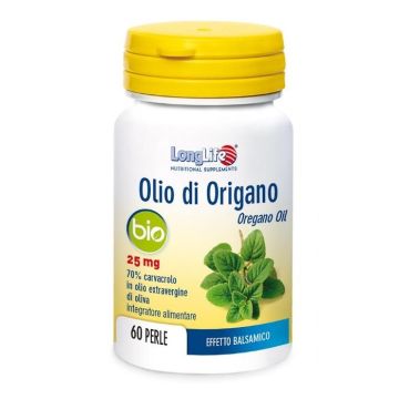 Longlife olio origano bio 60 perle di gelatina