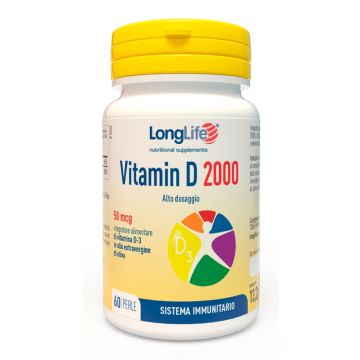Longlife vitamin d 2000 ui 60 perle