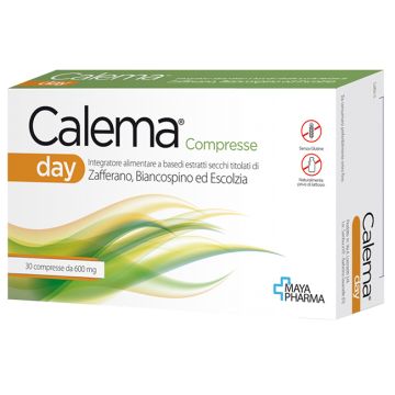 Calema day 30 compresse da 600 mg senza glutine naturalmente privo di lattosio