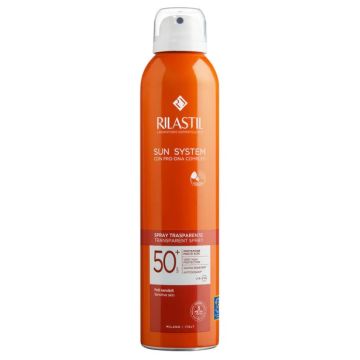 Rilastil sun system trasparent spray spf50+ 200 ml