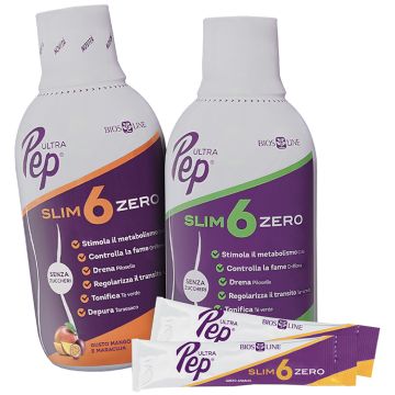 Ultra pep slim 6 zero ananas 500 ml biosline
