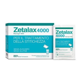 Zetalax 4000 20 bustine da 10,7 g senza zucchero senza glutine