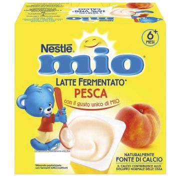 Mio merenda latte fermentato pesca 4x100 g