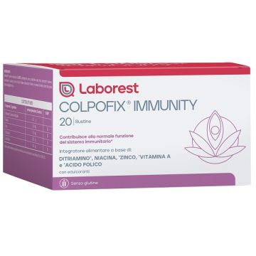 Colpofix immunity 20 bustine senza glutine con edulcoranti