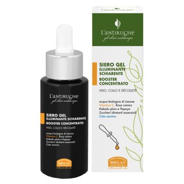 Elisir antitempo l'antirughe siero gel illuminante schiarente booster concentrato 30 ml