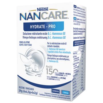 Nestle' nancare hydrate pro bustine 6x4,5 g + 6x2 g