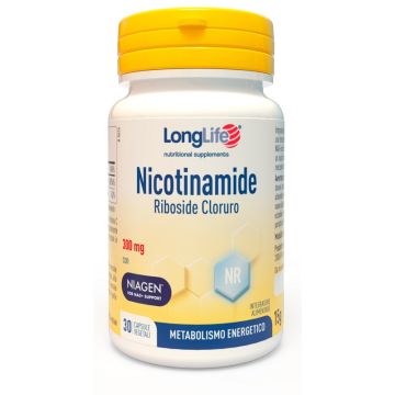 Longlife nicotinamide riboside cloruro 30 capsule da 500 mg