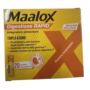 Maalox digestione rapid 20 bustine da 2 g