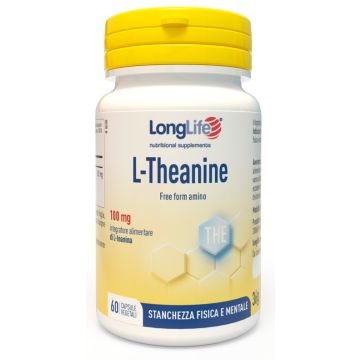 Longlife l-theanine 60 capsule vegetali da 600 mg