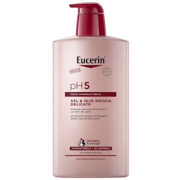 Eucerin gel & olio doccia delicato 1 litro