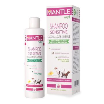Mantle vet shampoo cuccioli e cute sensibile 250 ml
