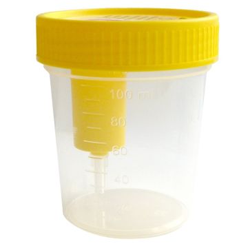 Contenitore per urina da 120 ml pharmamentis sistema vacuum