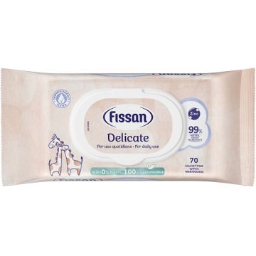 Fissan salviette delicate new 70 pezzi