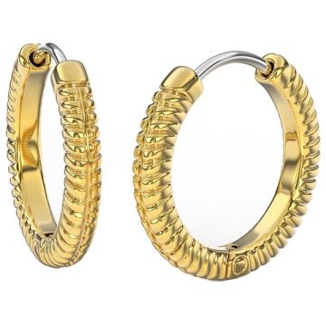 Bjt387 orecchino queen anne 22mm gold plated