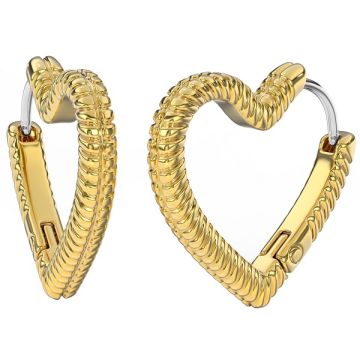 Bjt399 orecchino queen jezebel 18mm gold plated