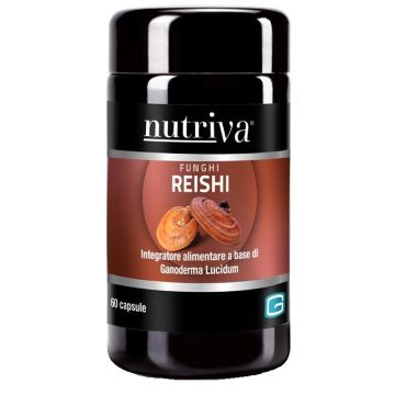 Nutriva reishi 60 capsule da 596 mg