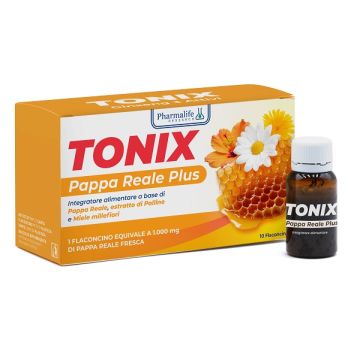 Tonix pappa reale plus 10 flaconcini da 15 ml
