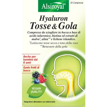 Hyaluron tosse&gola 30 compresse