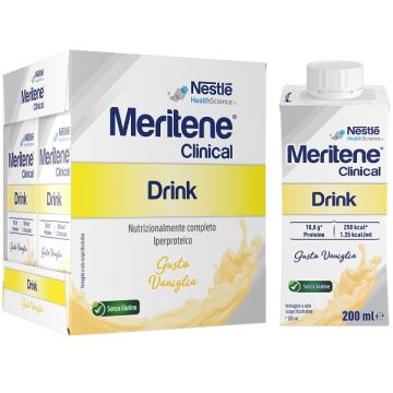 Meritene clinical drink vaniglia 4 bottiglie da 200 ml