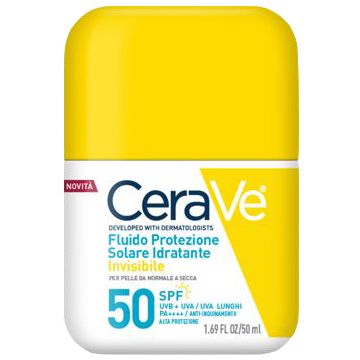 Cerave fluido protezione solare idratante invisibile spf50 50 ml