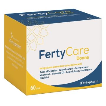 Fertycare 60 stick da 2 g con edulcoranti senza glutine senza lattosio senza zucchero