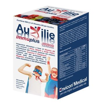 Auxilie immuplus junior solubile 30 stick pack