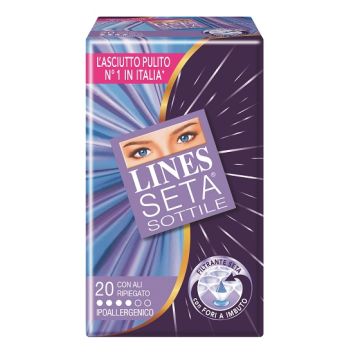 Lines seta sottile con ali x 20 pezzi