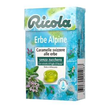 Ricola erbe alpine senza zucchero 50 g