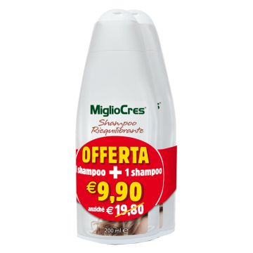 Migliocres shampoo riequilibrante bipack 2 flaconi x 200 ml