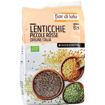 Lenticchie piccole rosse italia bio 400 g